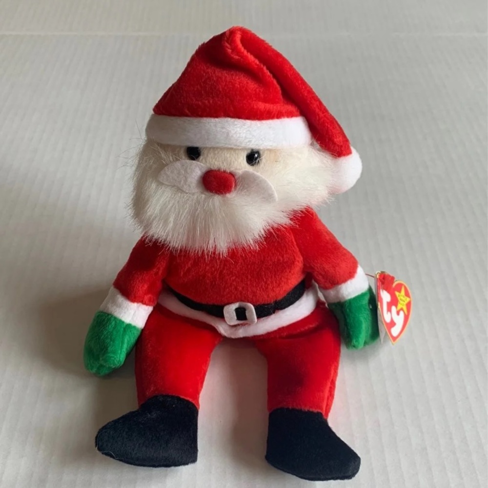 Santa Beanie Baby with errors!